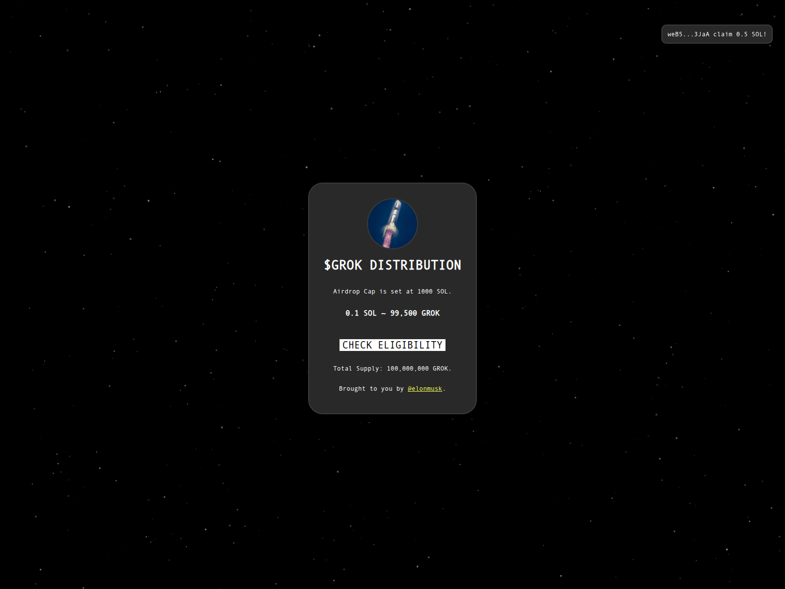 Screenshot of www-groks-rewards.xyz