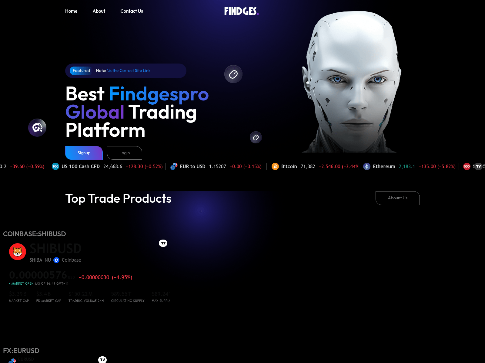 Screenshot of findgespro.com
