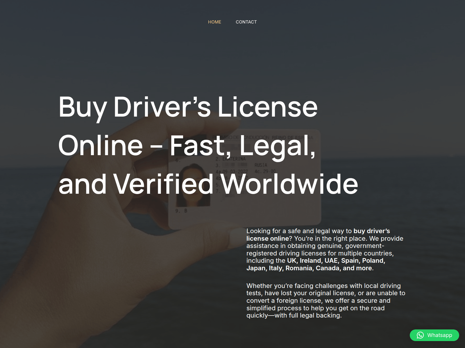 Screenshot of licensefetcher.com