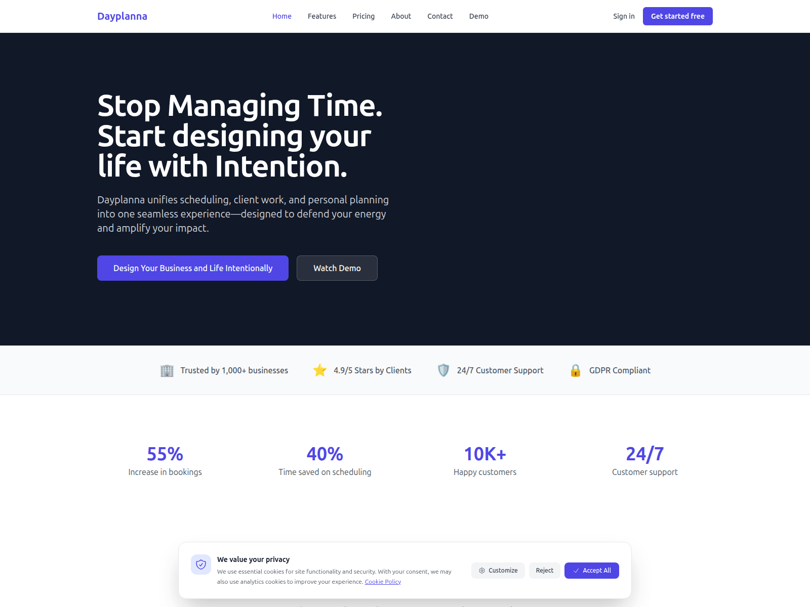 Forensic screenshot of dayplanna.com