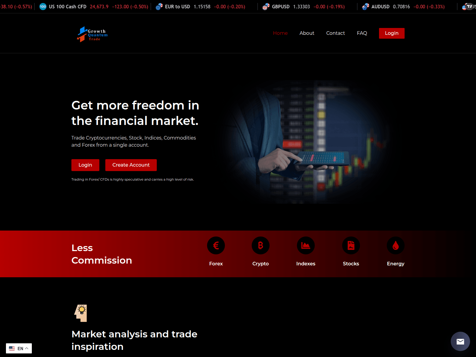 Forensic screenshot of growthquantumtrade.com