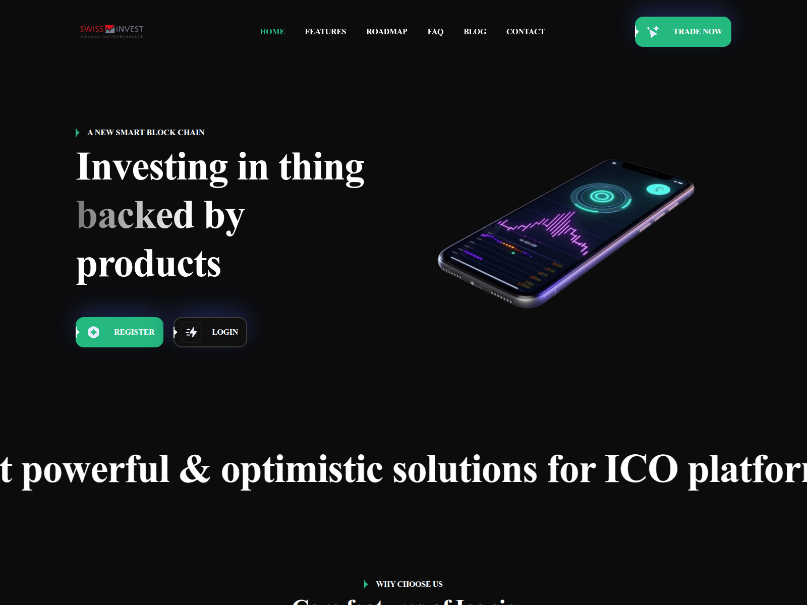 Screenshot of investswissic.com