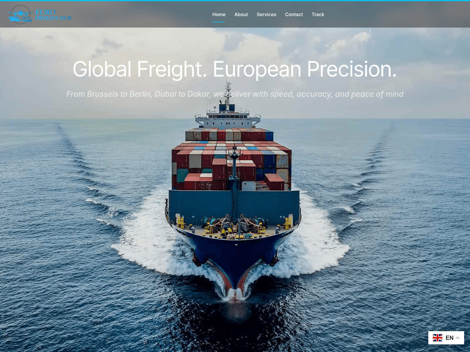 Screenshot of eurofreighthub.com