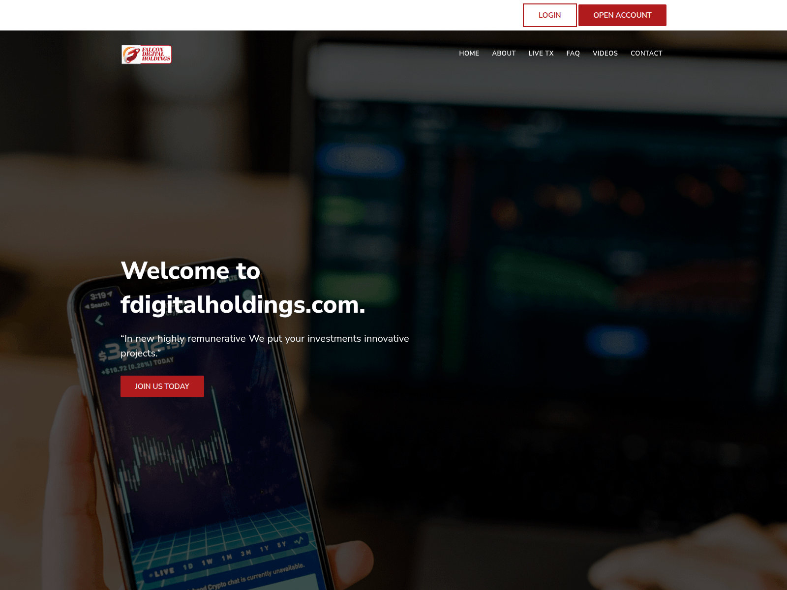 Screenshot of fdigitalholdings.com