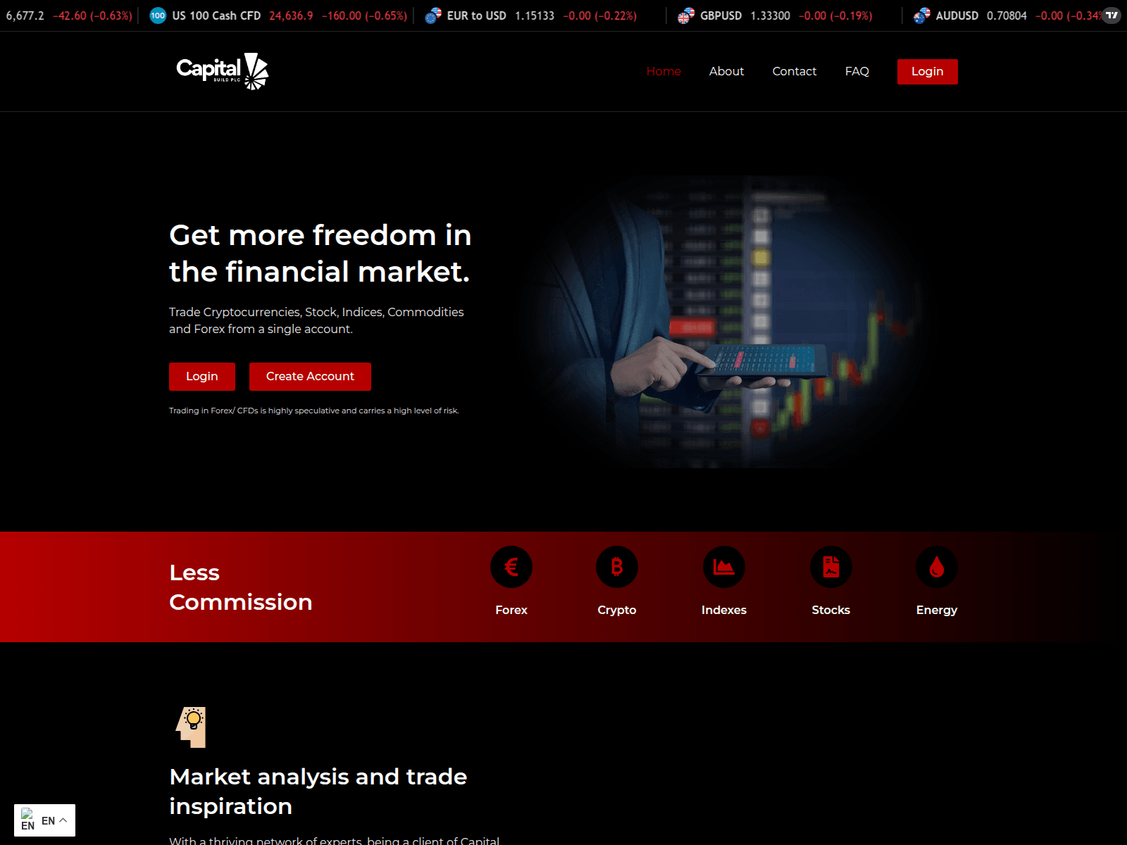 Screenshot of capitalbuildplc.com