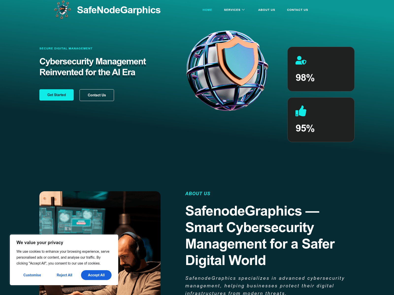 Forensic screenshot of safenodegarphics.com