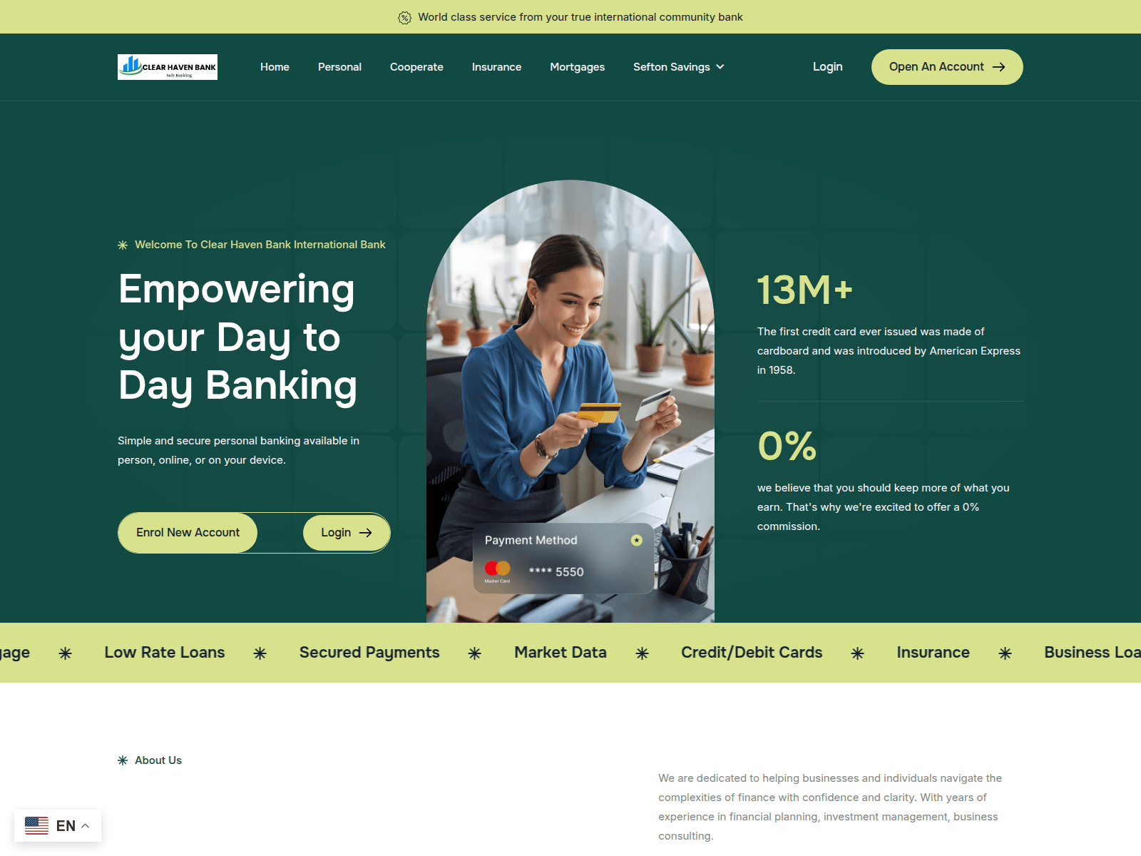 Forensic screenshot of clearhavenb.com