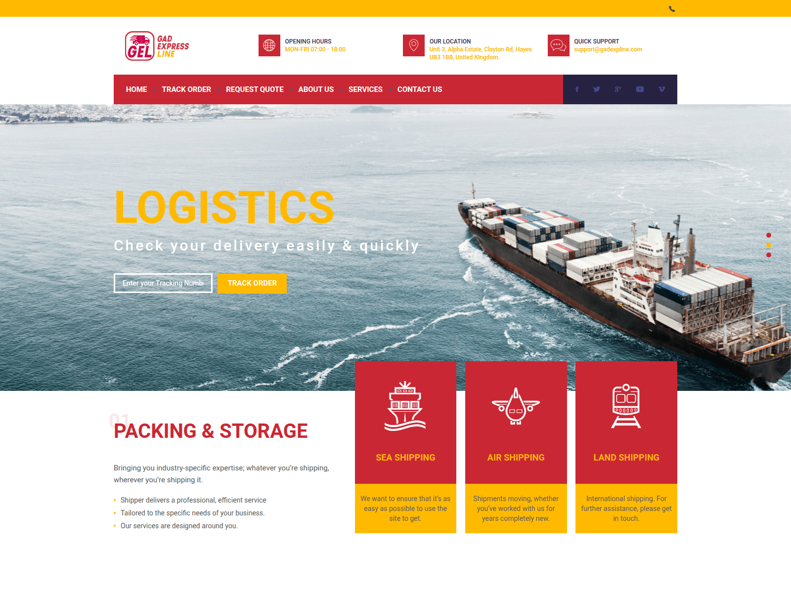 Screenshot of gadexpline.com