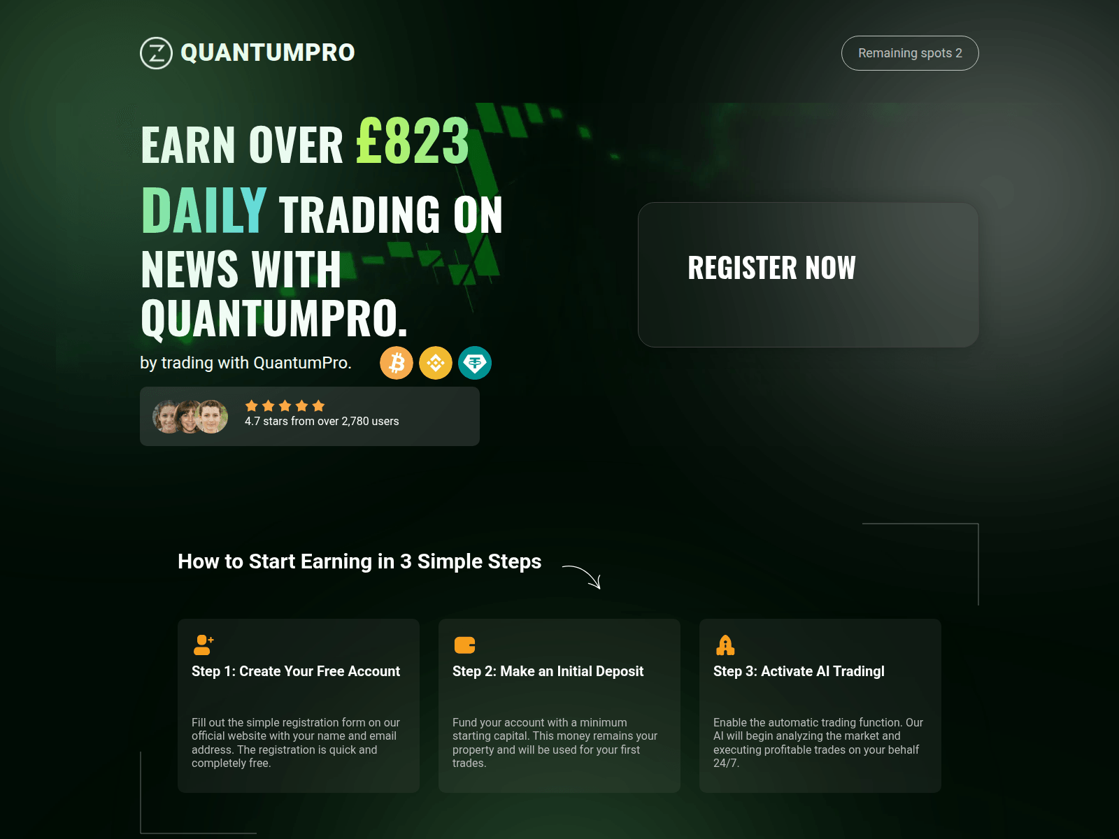 Forensic screenshot of quantumproplatform.com