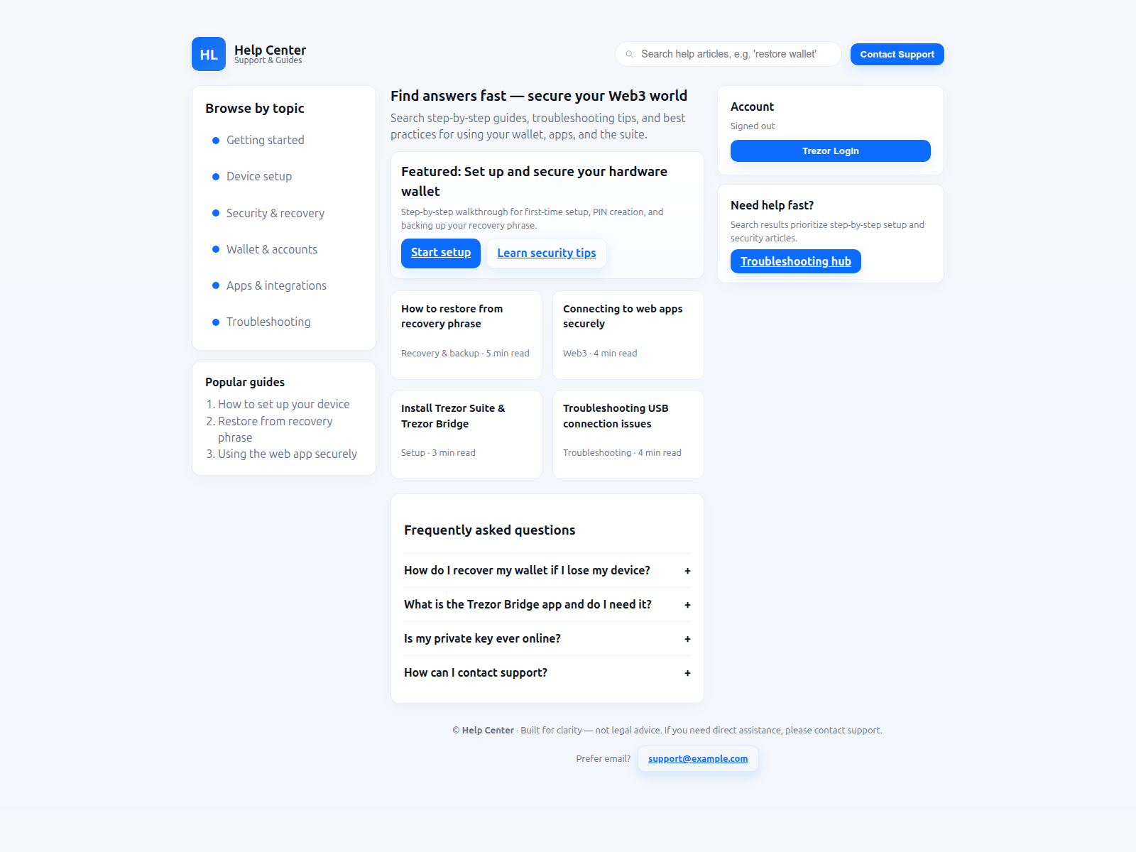 Forensic screenshot of public---start--ledge-app.pages.dev