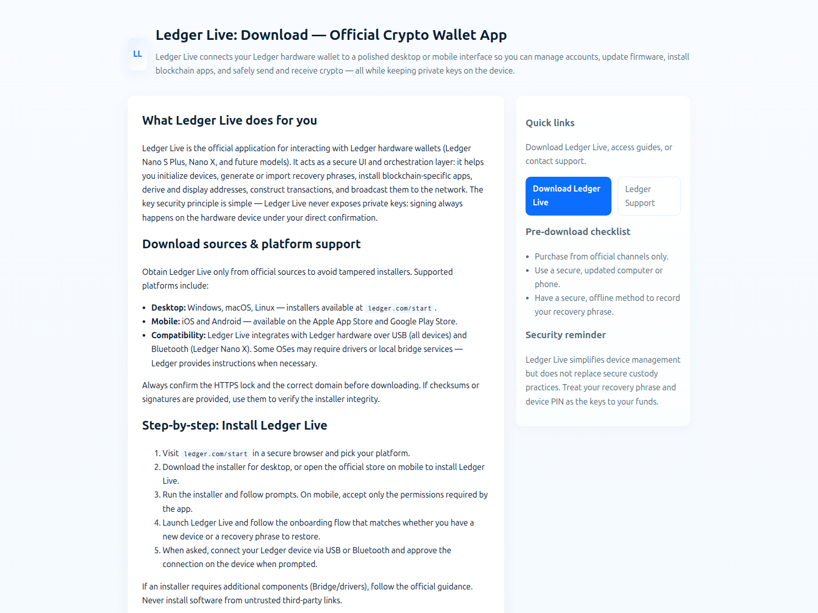 Forensic screenshot of ladger-live-faqq.pages.dev