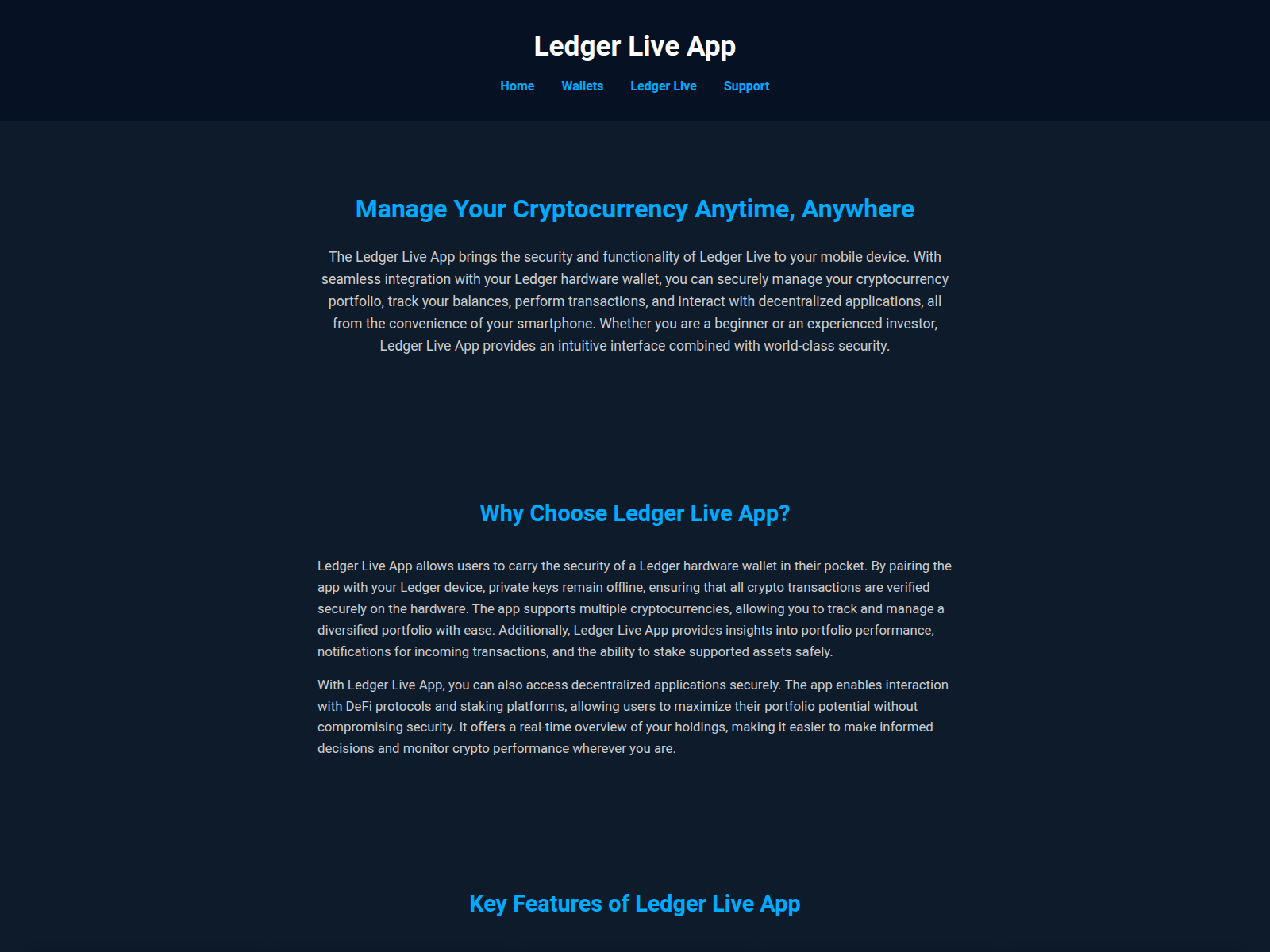 Screenshot of ldgerlive-apps-cloude.pages.dev