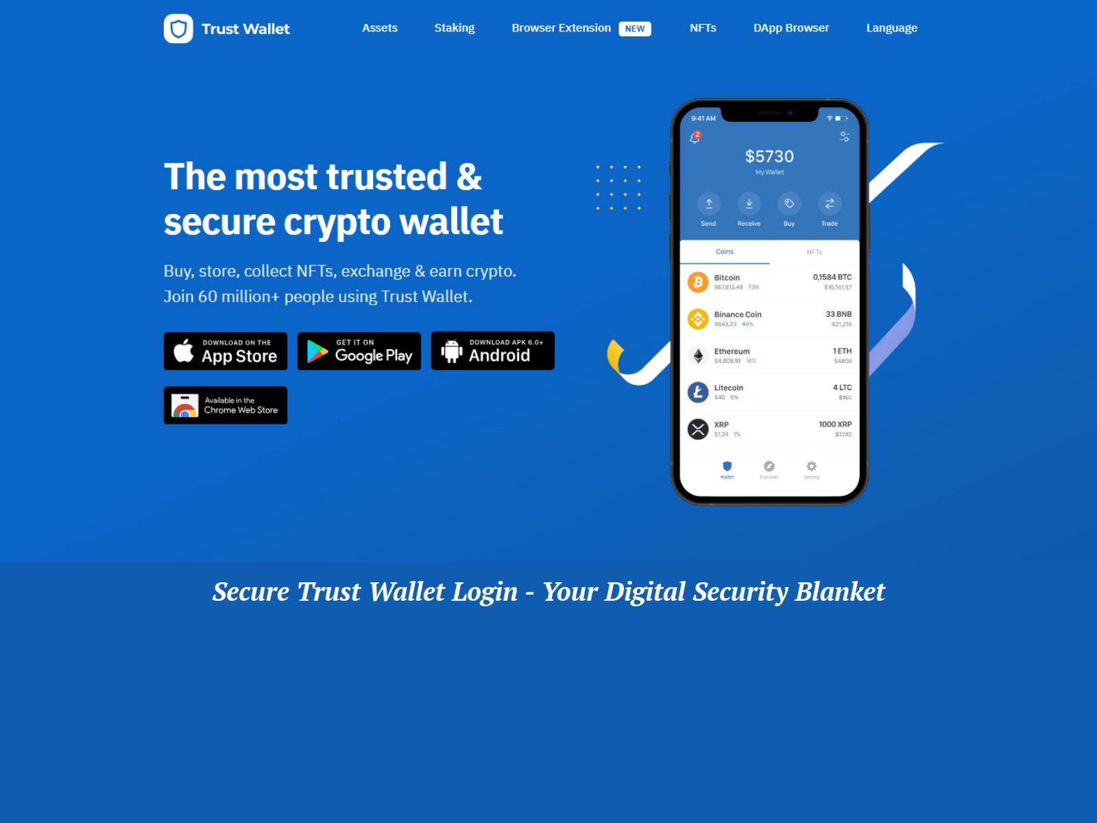 Screenshot of trstwaletlgiin.webflow.io