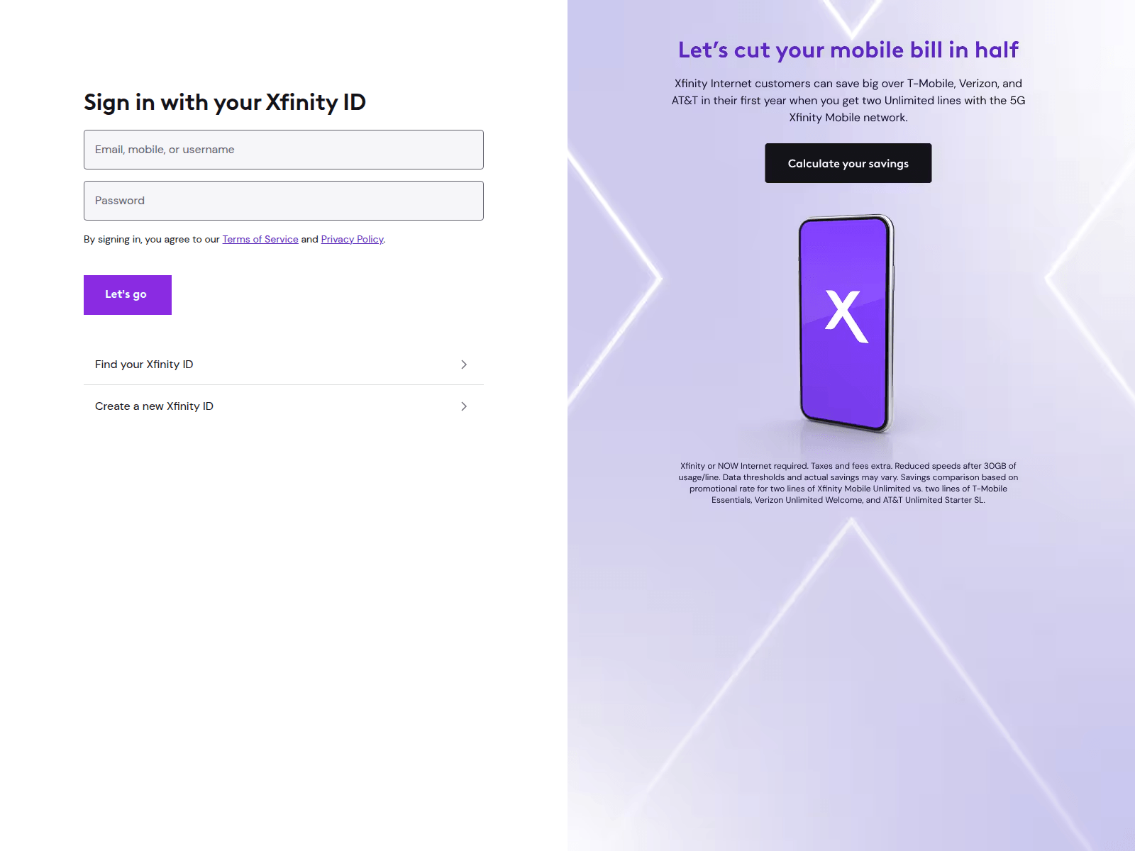Forensic screenshot of xxxfinityyy.vercel.app