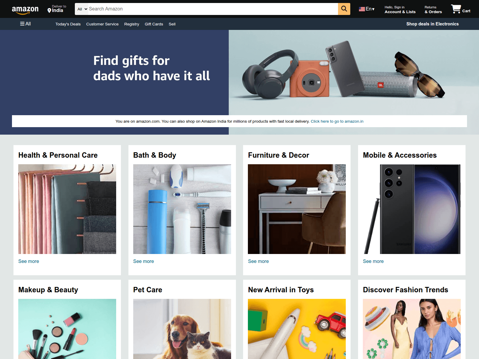Forensic screenshot of amazon-clone-jade-three.vercel.app