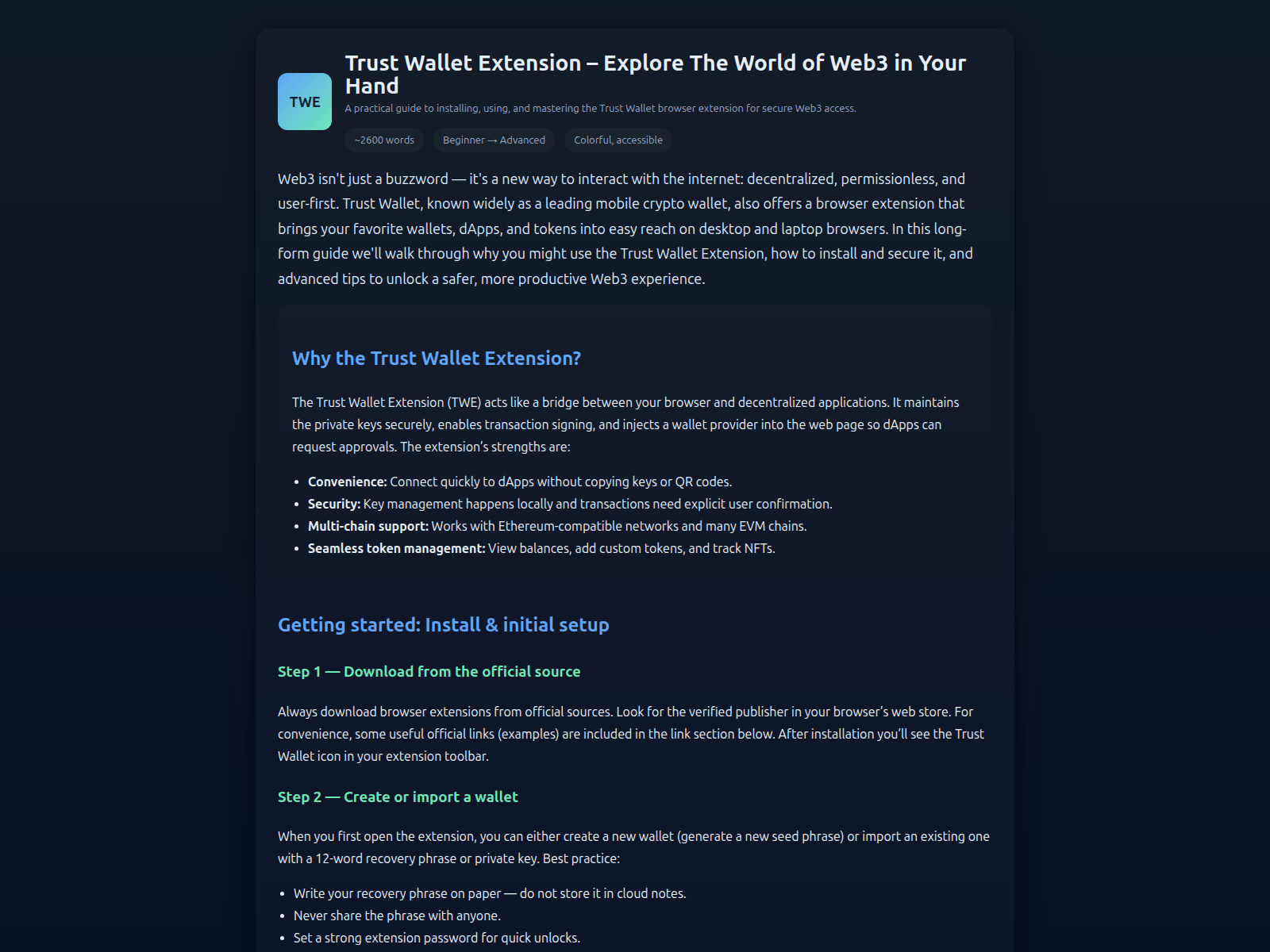 Forensic screenshot of web3-trust-n.pages.dev