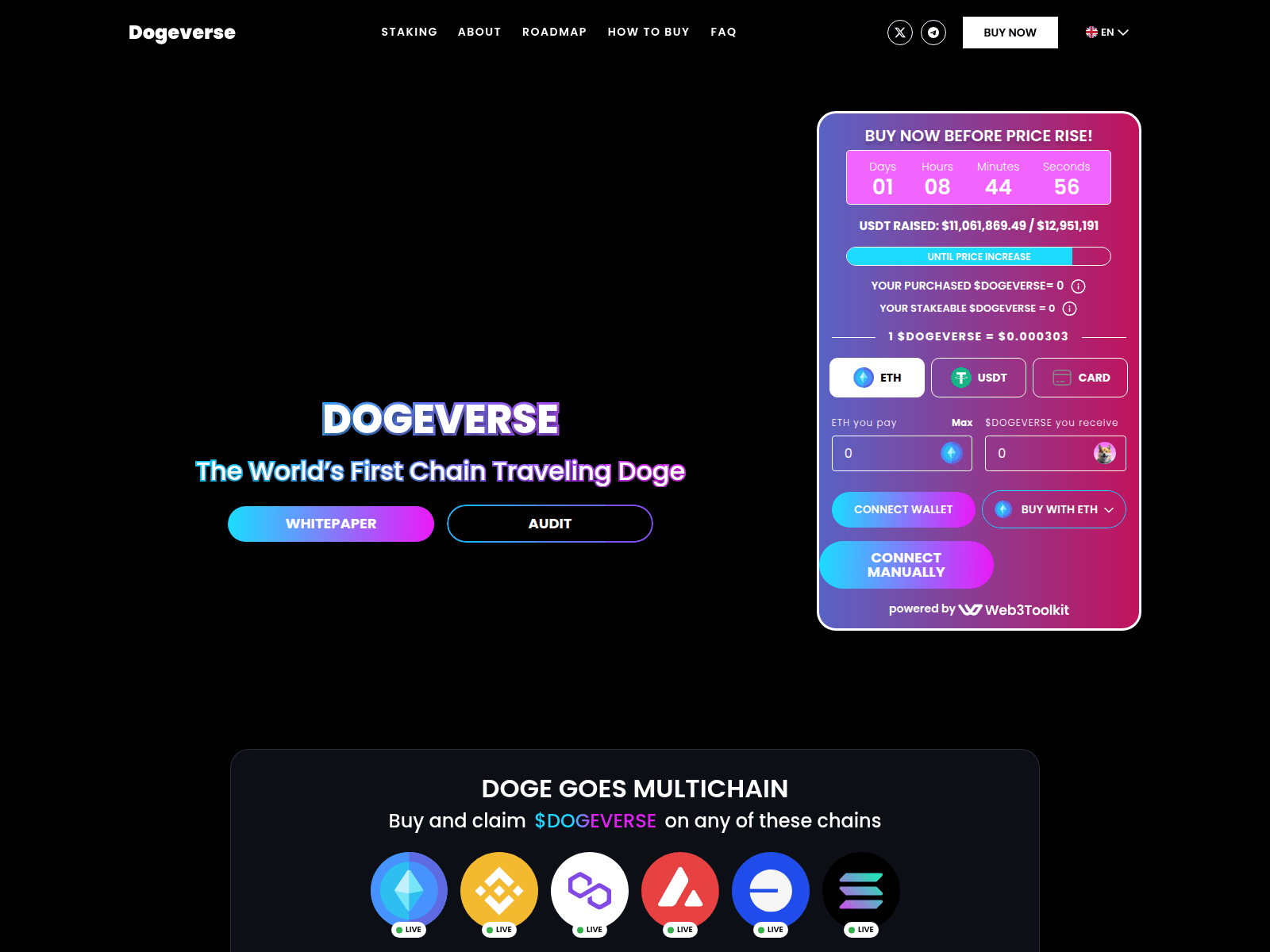 Forensic screenshot of dogeverseclaimed.pages.dev