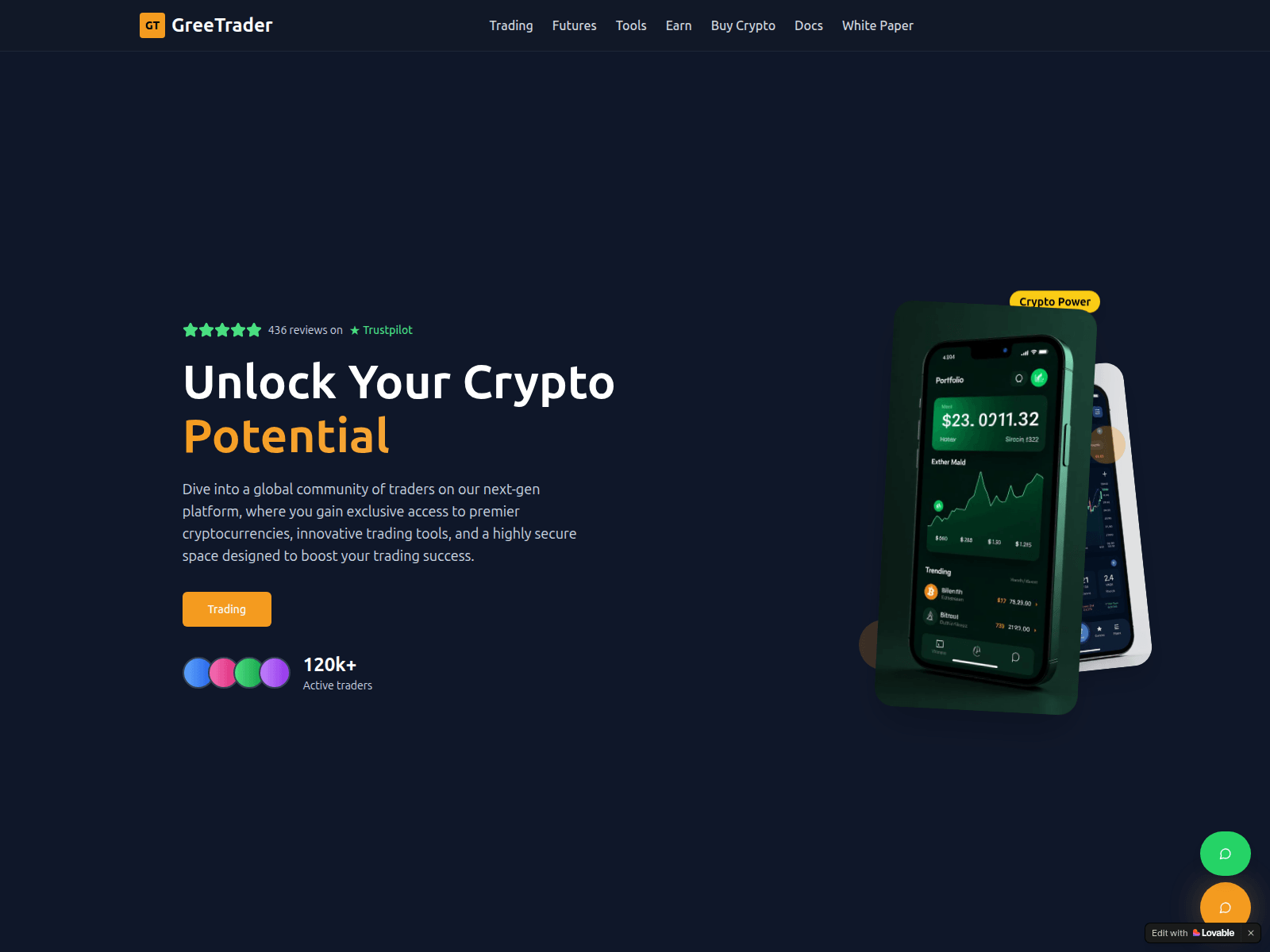 Forensic screenshot of greetrader.com