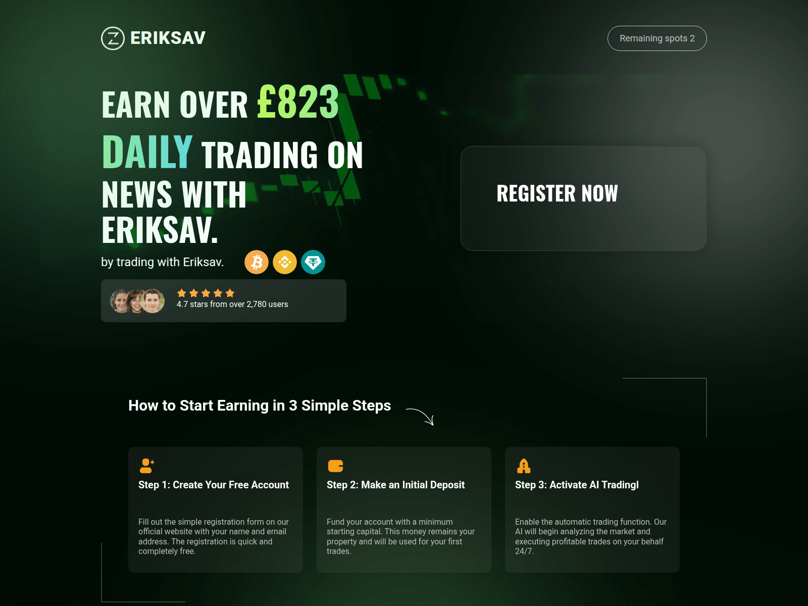 Screenshot of eriksav.com