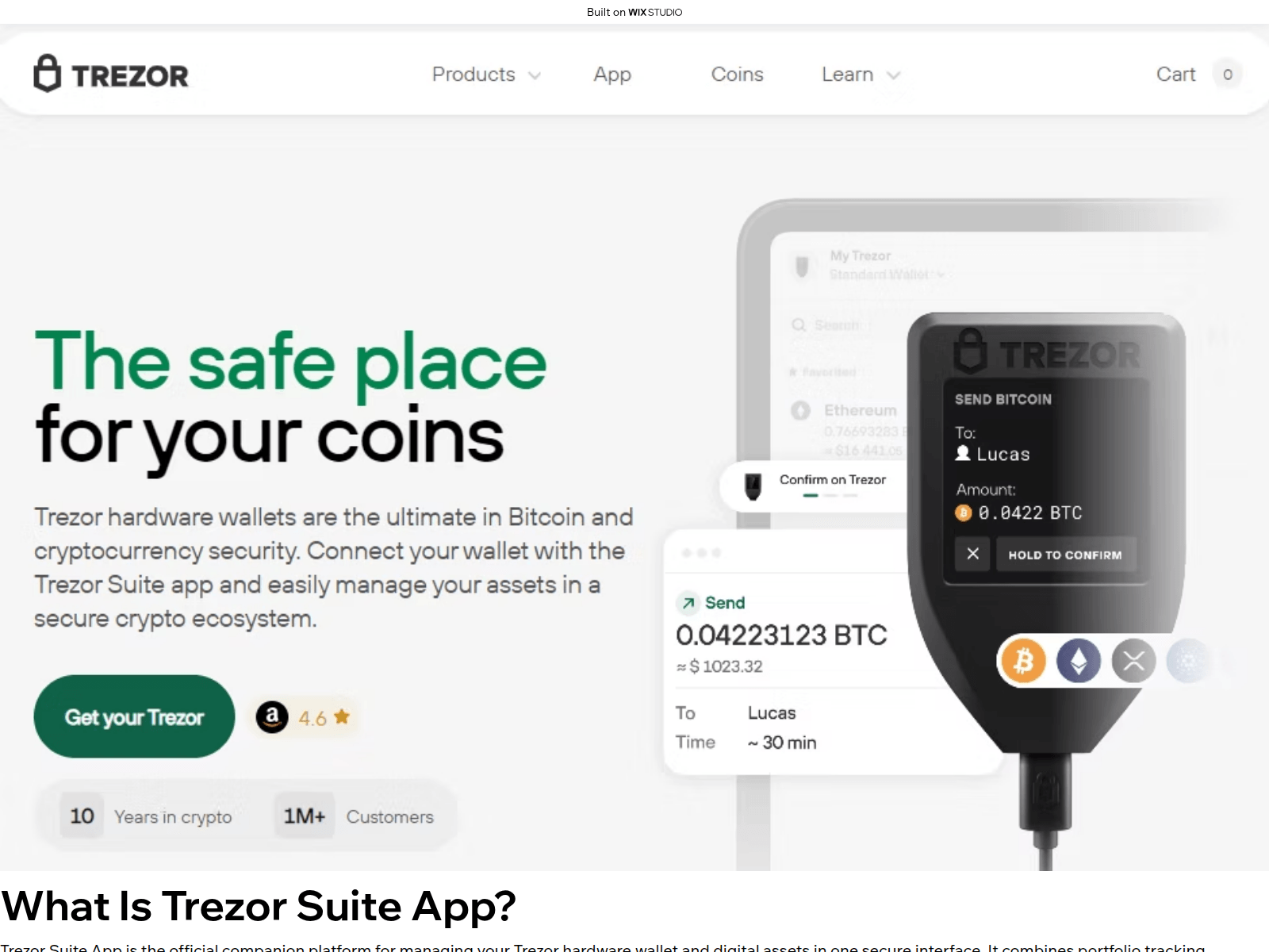 Screenshot of appstart-trzor.wixstudio.com