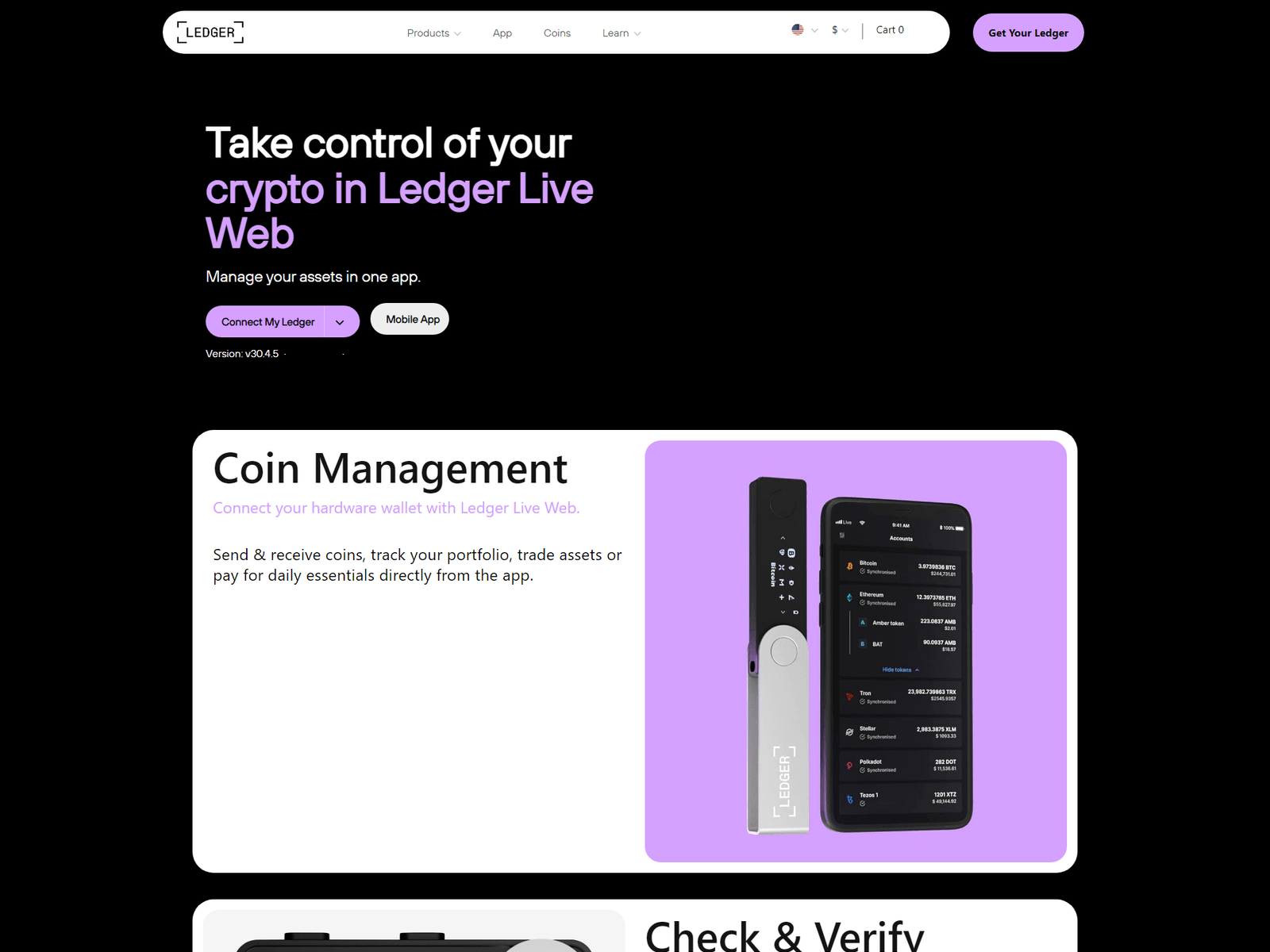 Forensic screenshot of index--ledgerlivewallet.webflow.io