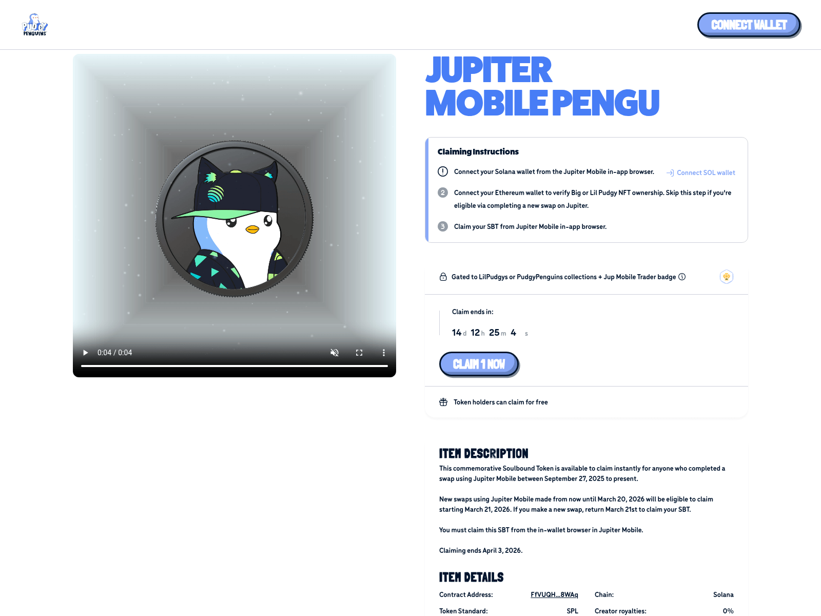 Forensic screenshot of sbts.pudgypenguilns.com