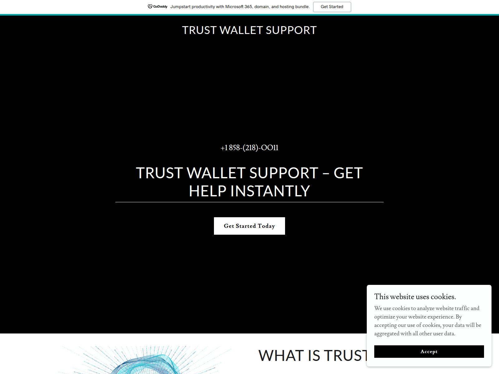 Screenshot of site-o2464q67i.godaddysites.com