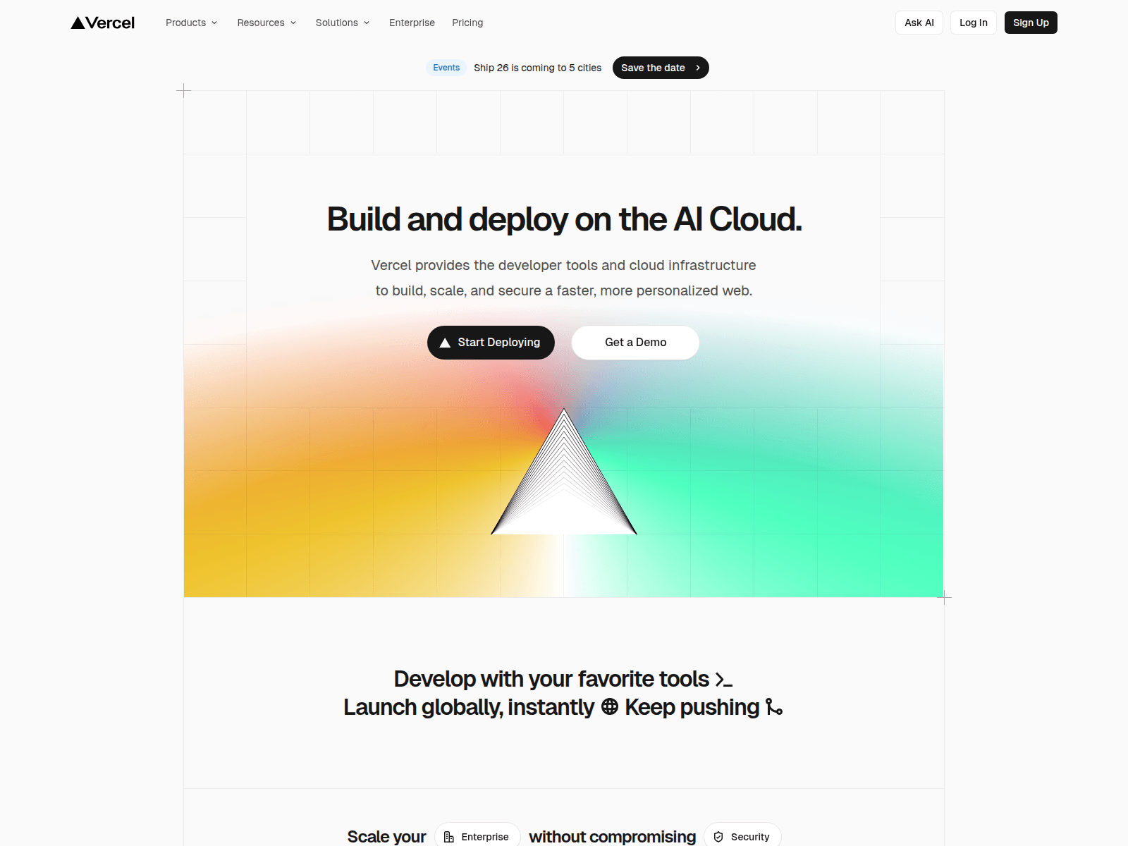 Screenshot of vercel.app