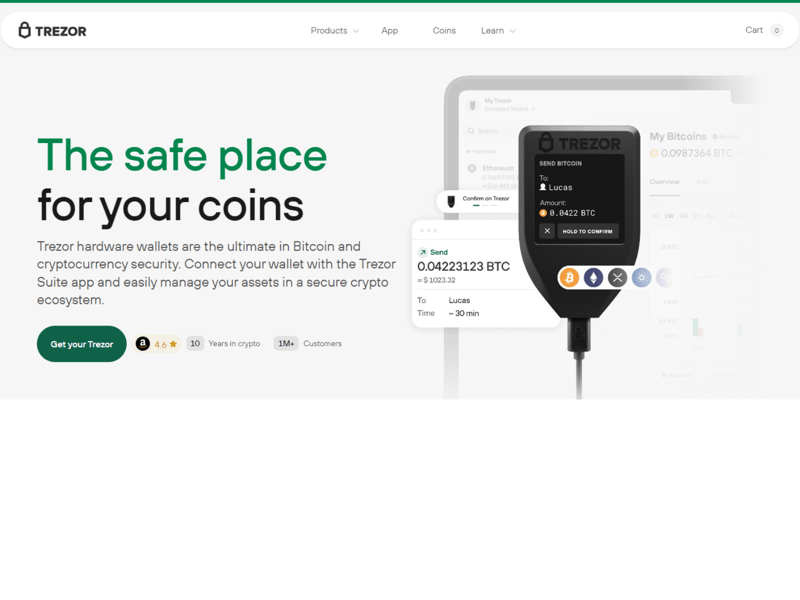 Screenshot of trrezoorwallett.webflow.io