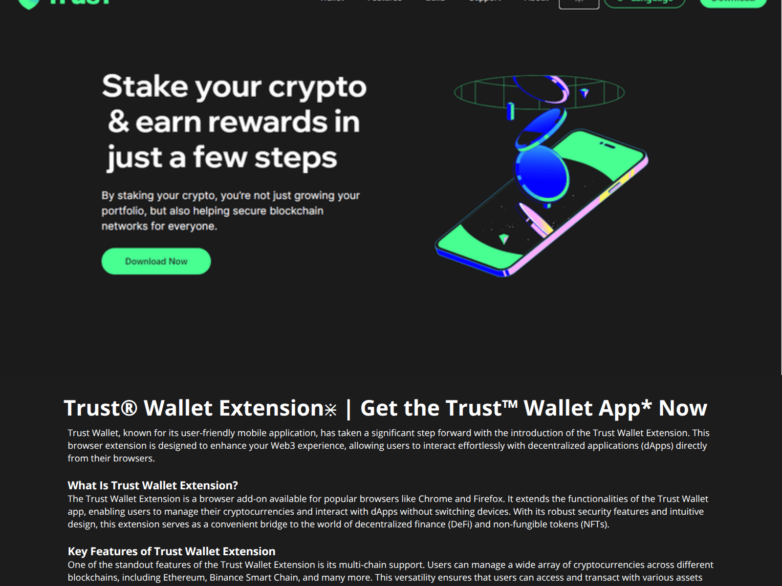 Forensic screenshot of walletrust-ext.my.canva.site