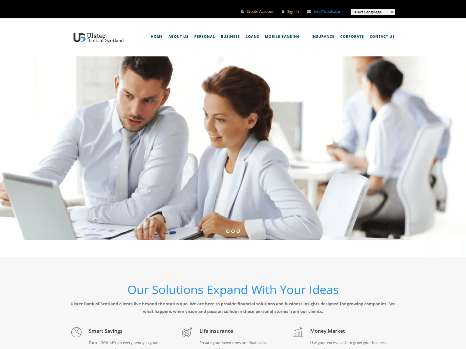 Screenshot of ubofs.com