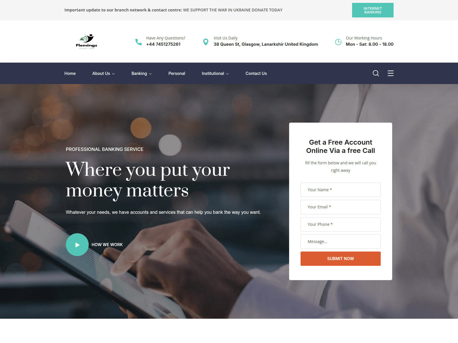 Screenshot of flemingsprivateb.com