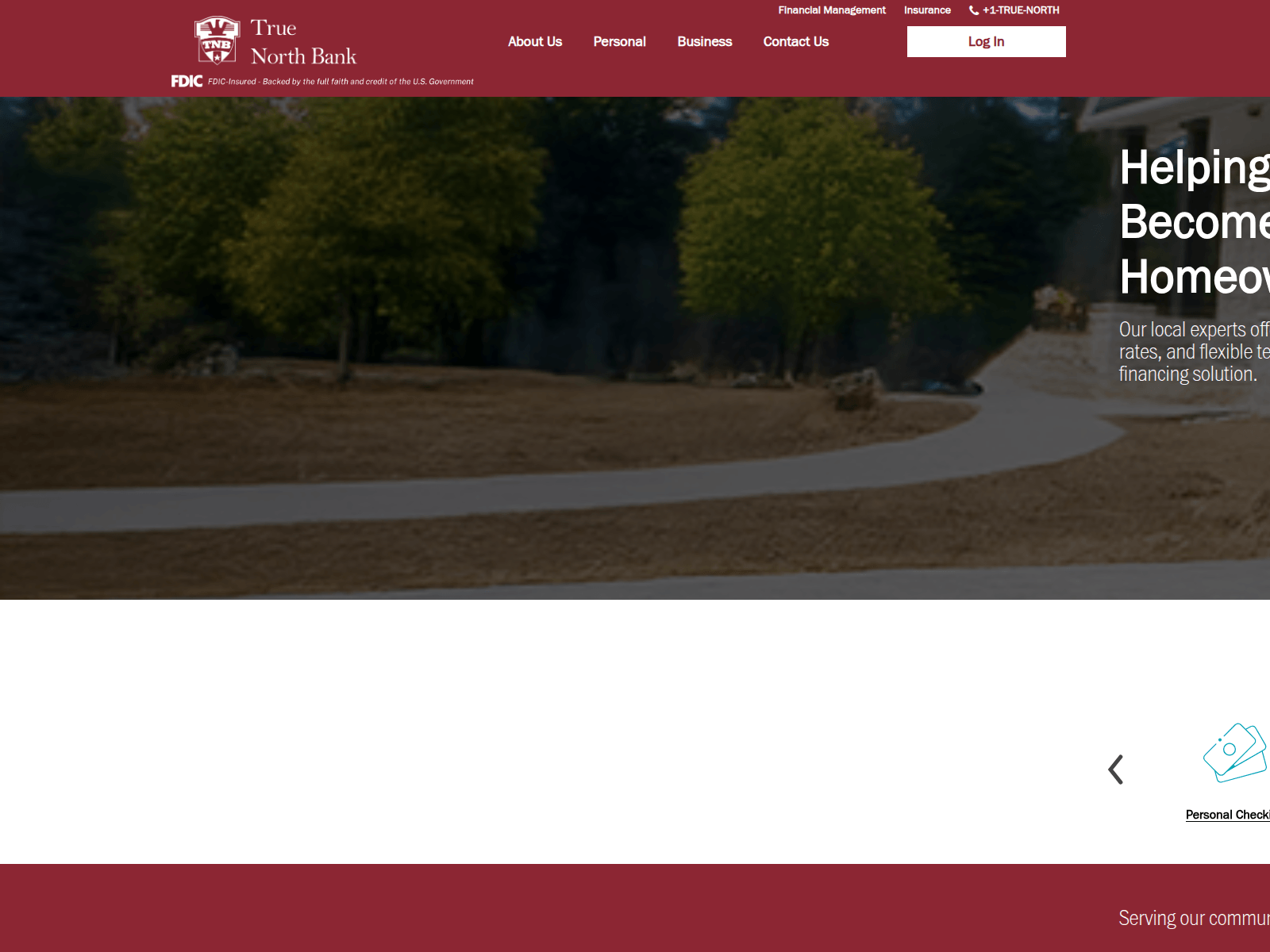 Forensic screenshot of truenorthb.com