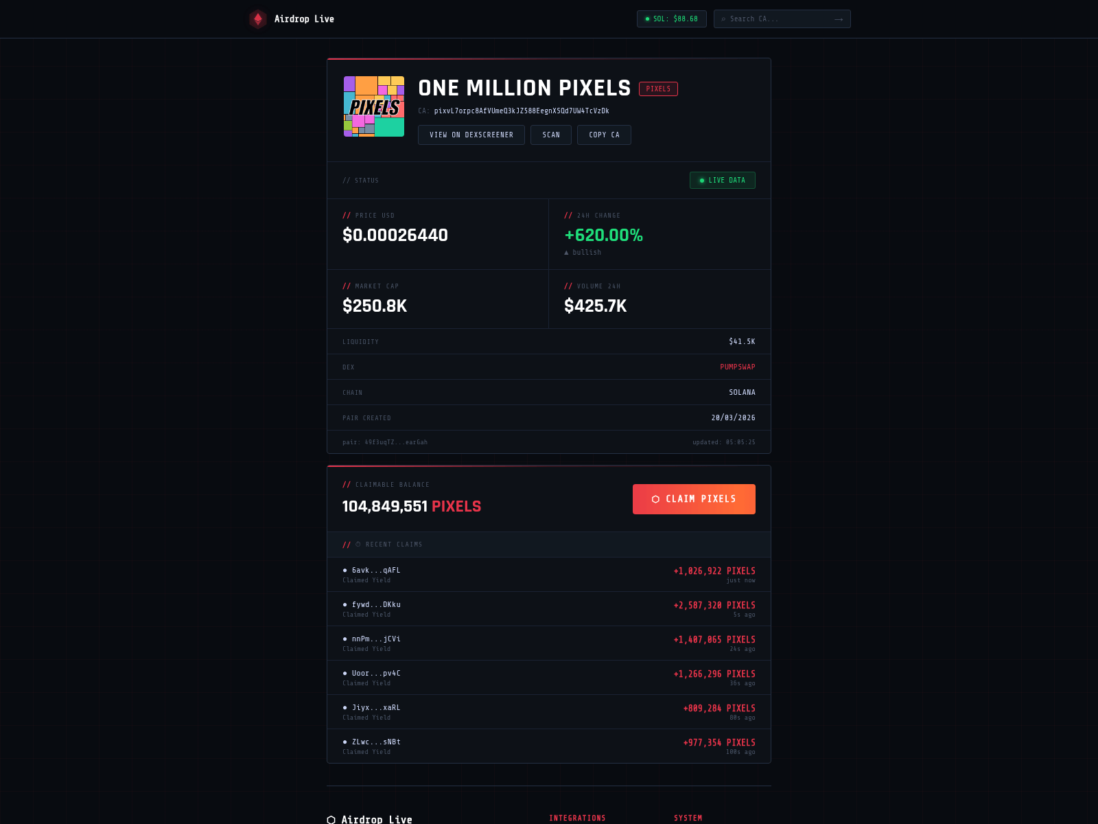 Screenshot of one-drop.cfd