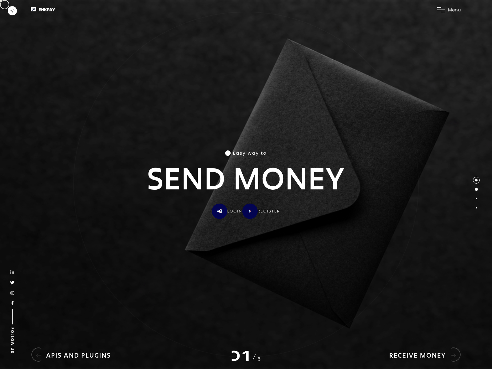 Screenshot of enkpay.com