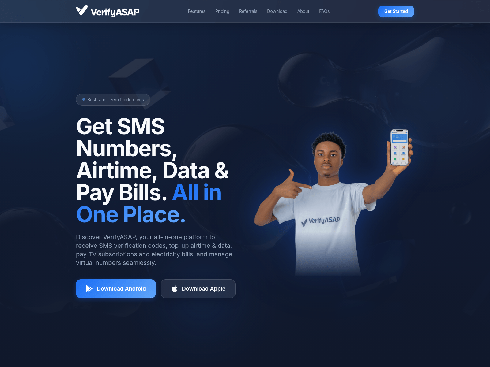 Screenshot of verifyasaps.com