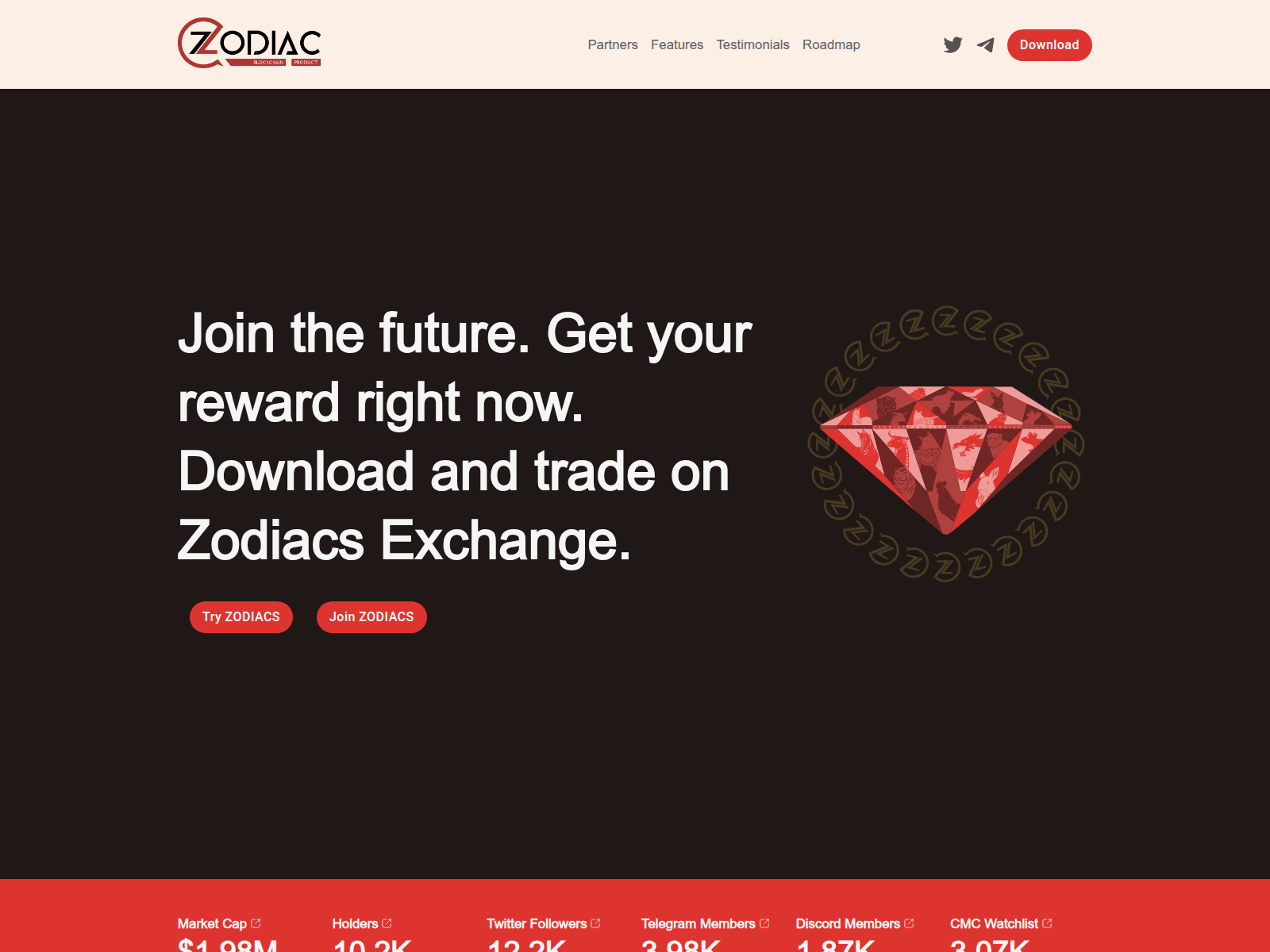 Forensic screenshot of www.zodiacs.me