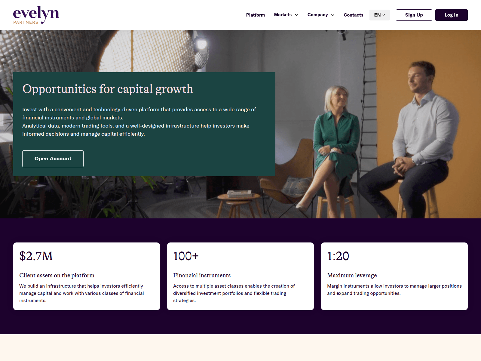 Screenshot of evelyncronin.com