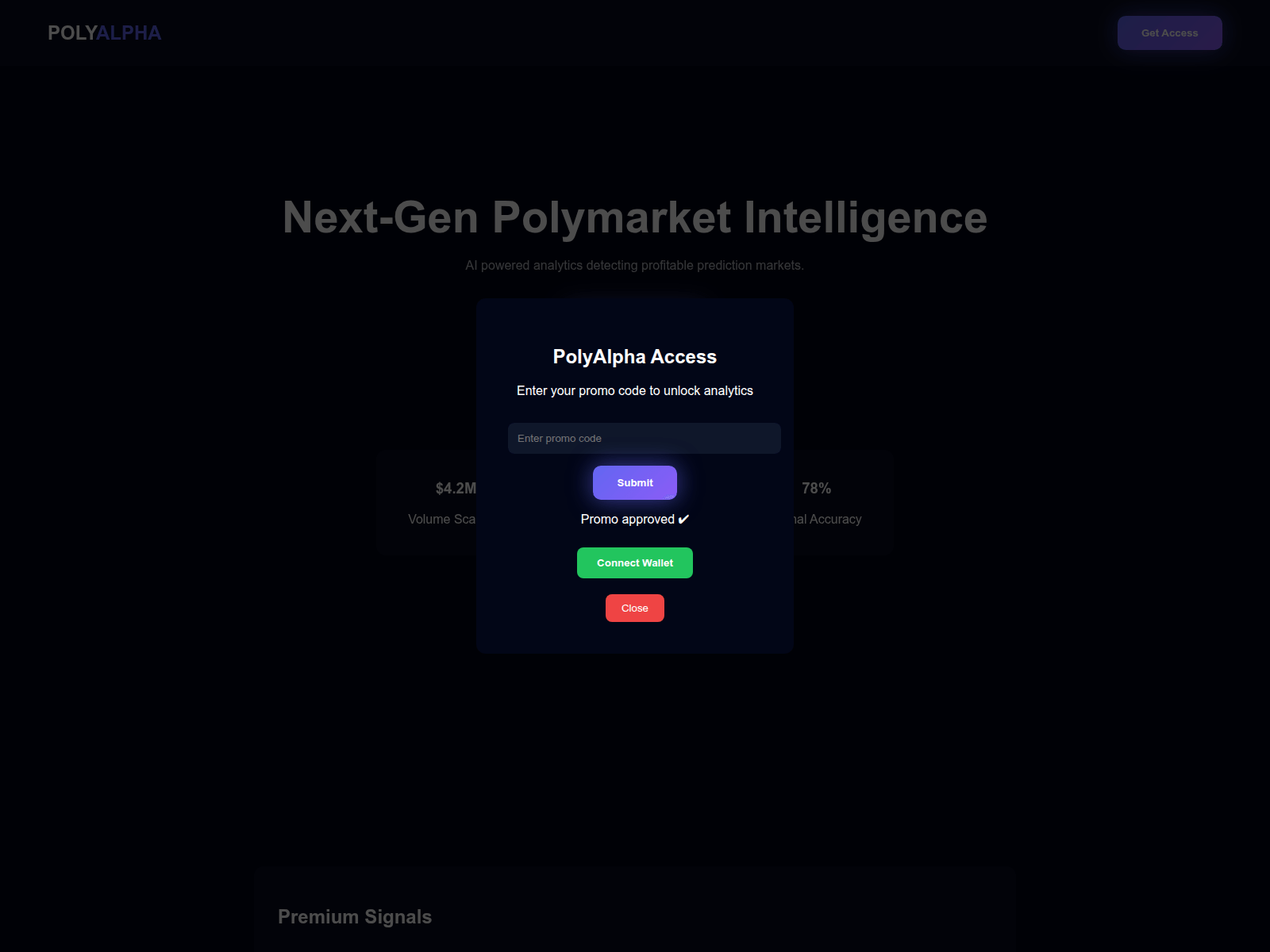 Screenshot of polyalpha.cc