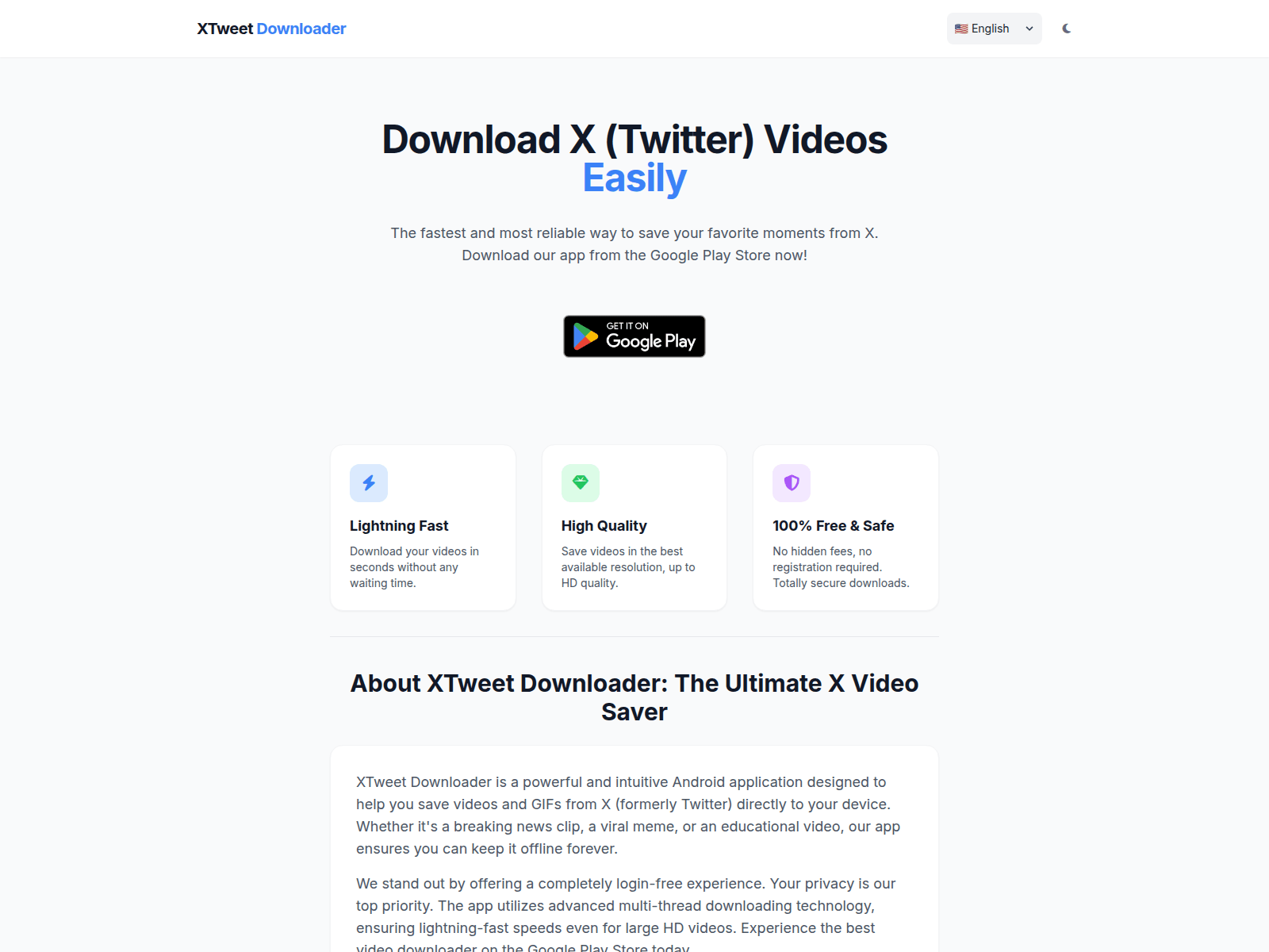 Screenshot of tweetdownloader.site