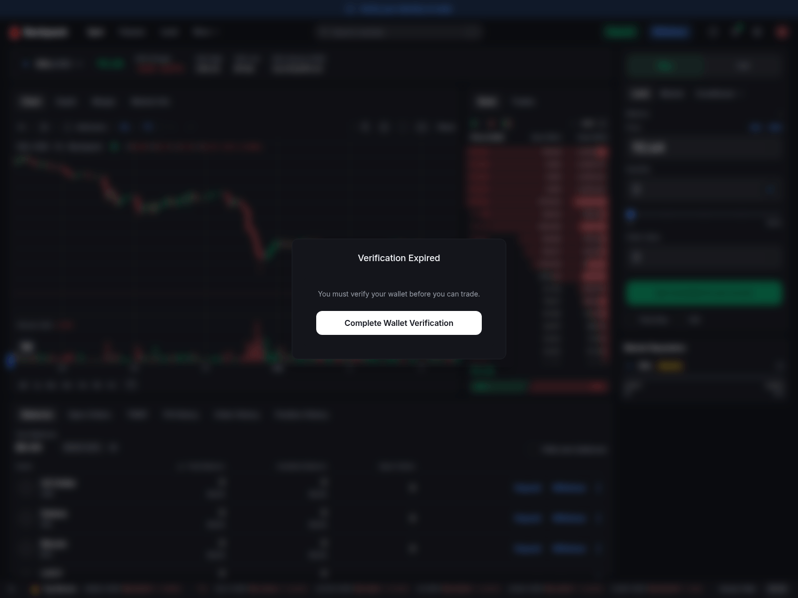 Screenshot of backbcak.exchange
