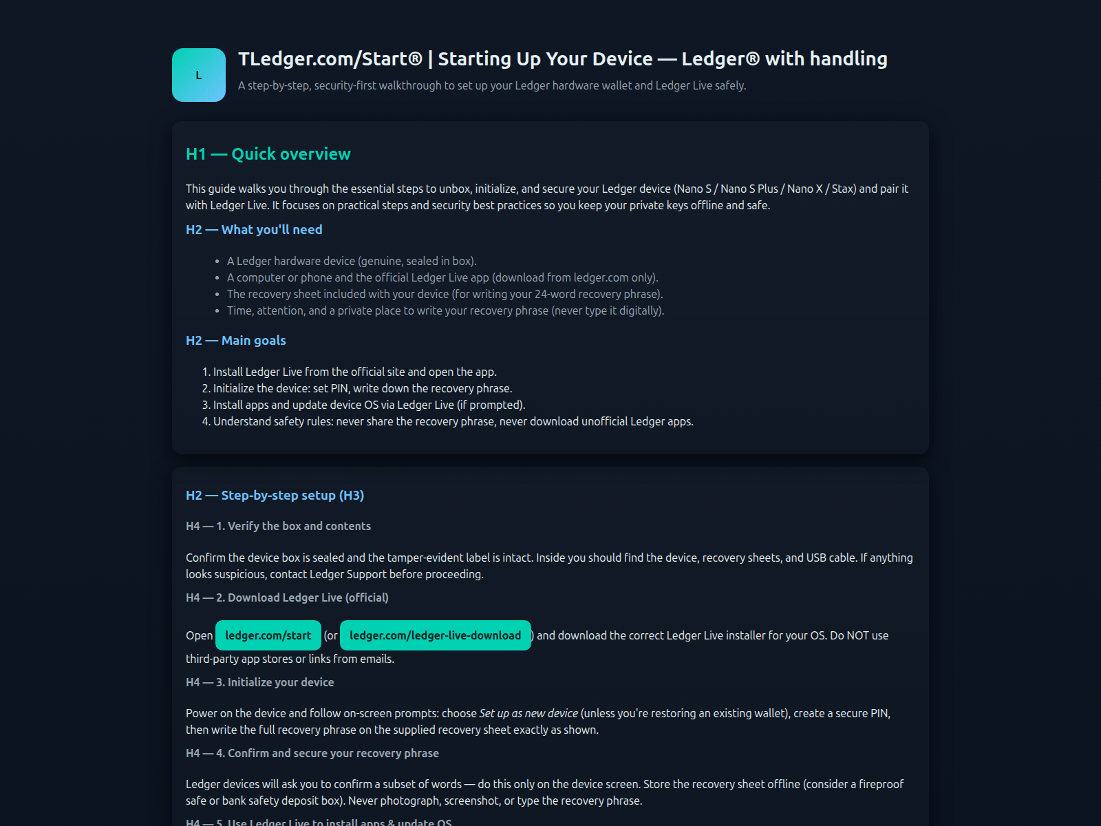 Forensic screenshot of homepage-en-ledgr--us.pages.dev