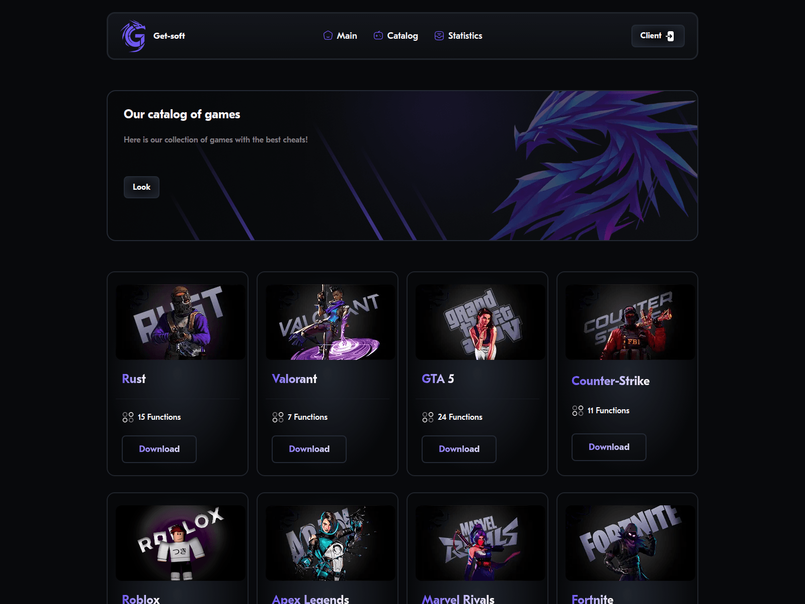 Screenshot of get-hacks.pro