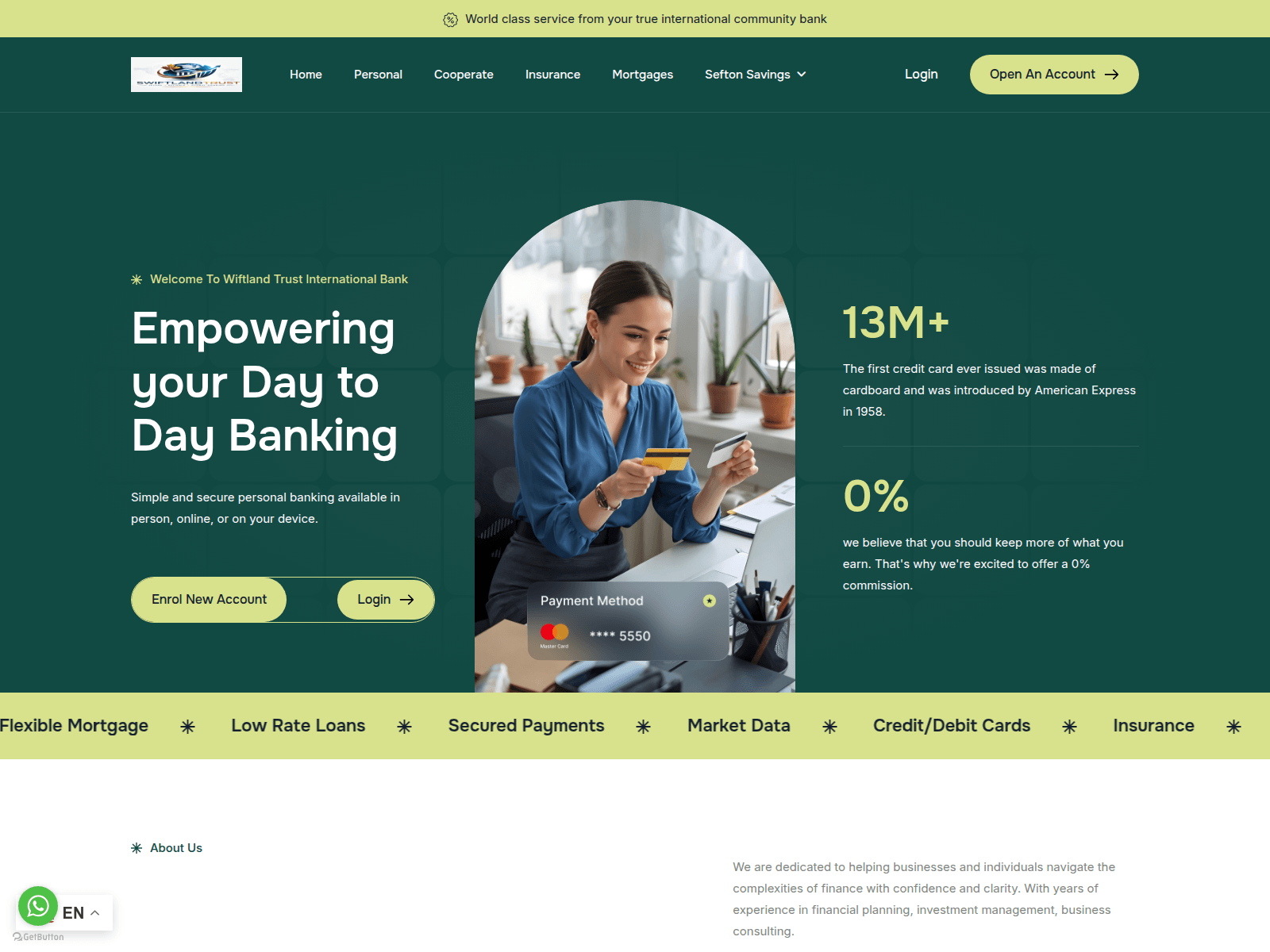 Screenshot of wiftlandtrust.com