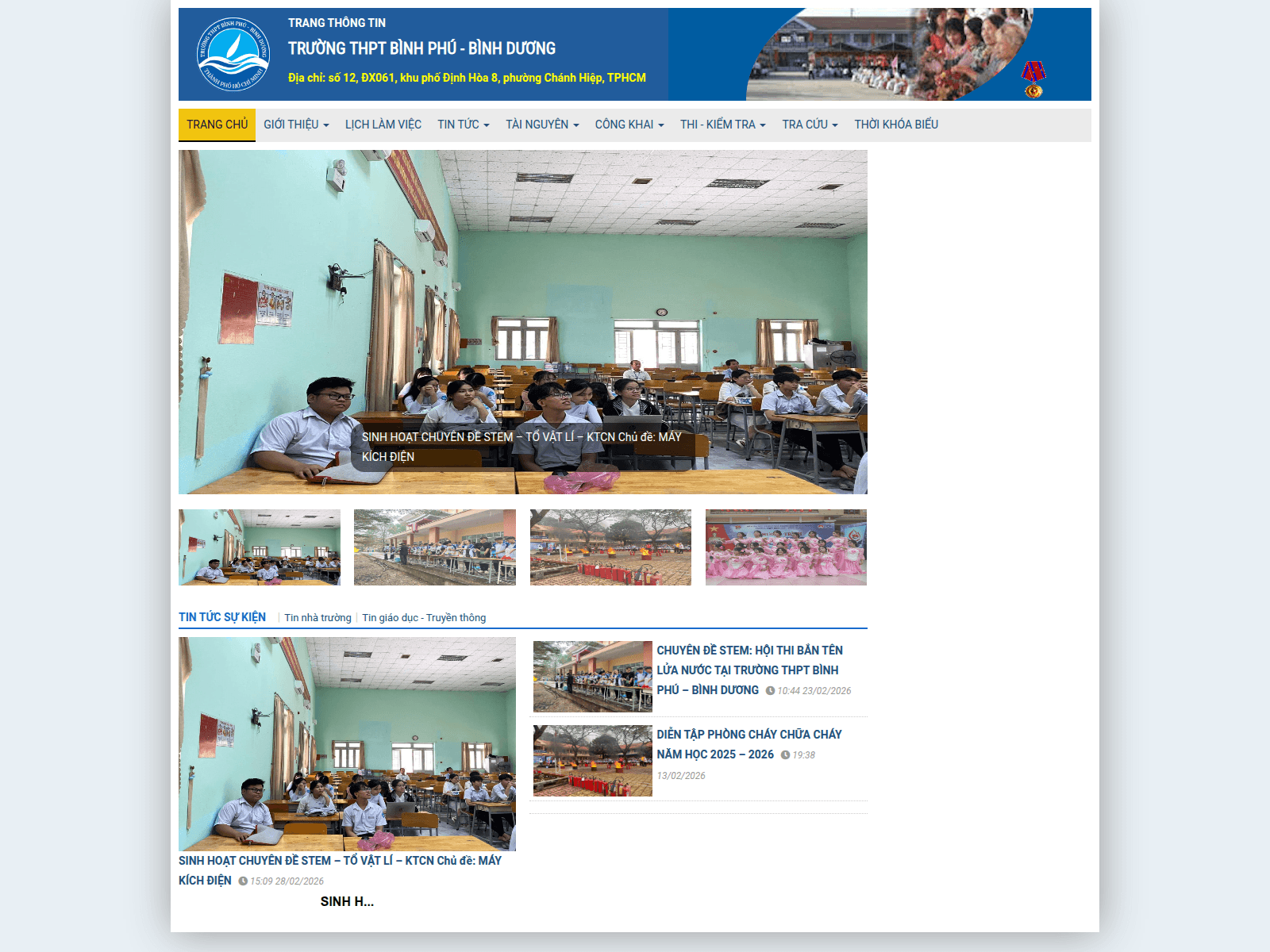 Screenshot of milimmaxschool.me