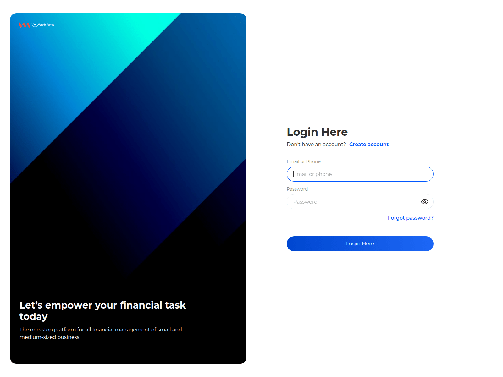 Screenshot of my.wealth-inv.com