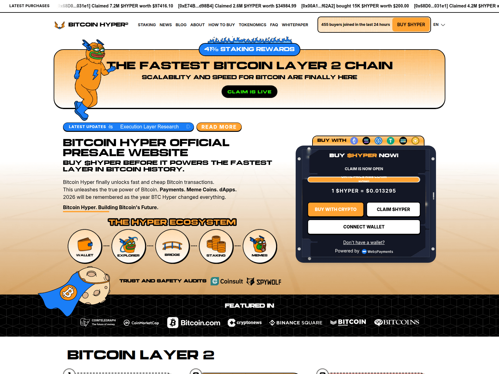 Screenshot of claims-bitcoinhyper-claim.pages.dev