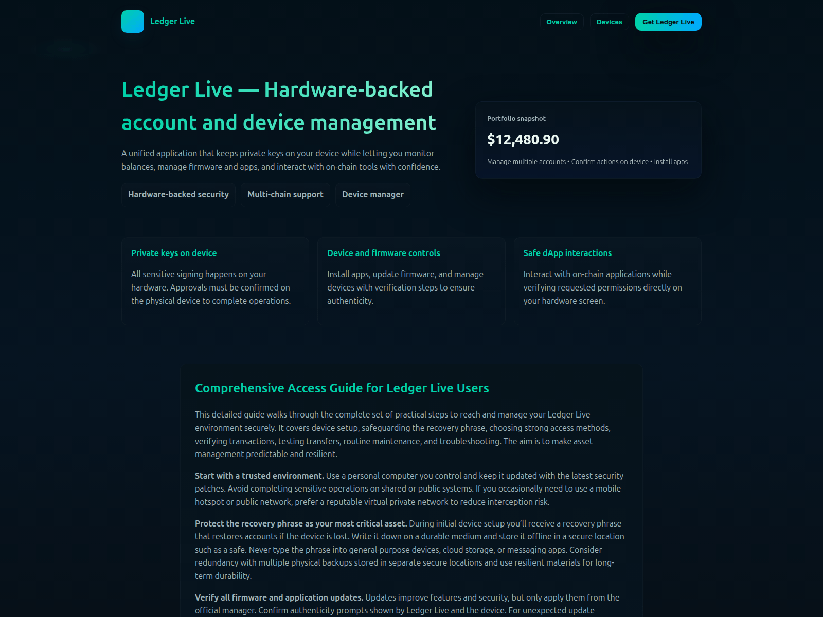 Screenshot of ledger-cd-en-auth-live.pages.dev