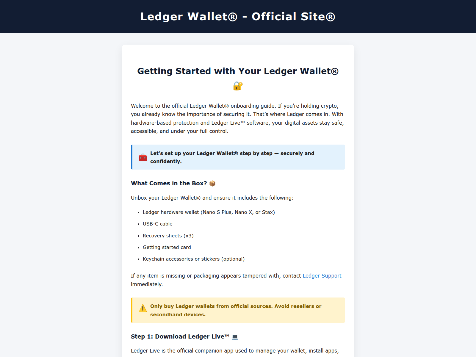 Screenshot of sso-ldger--wallet.pages.dev