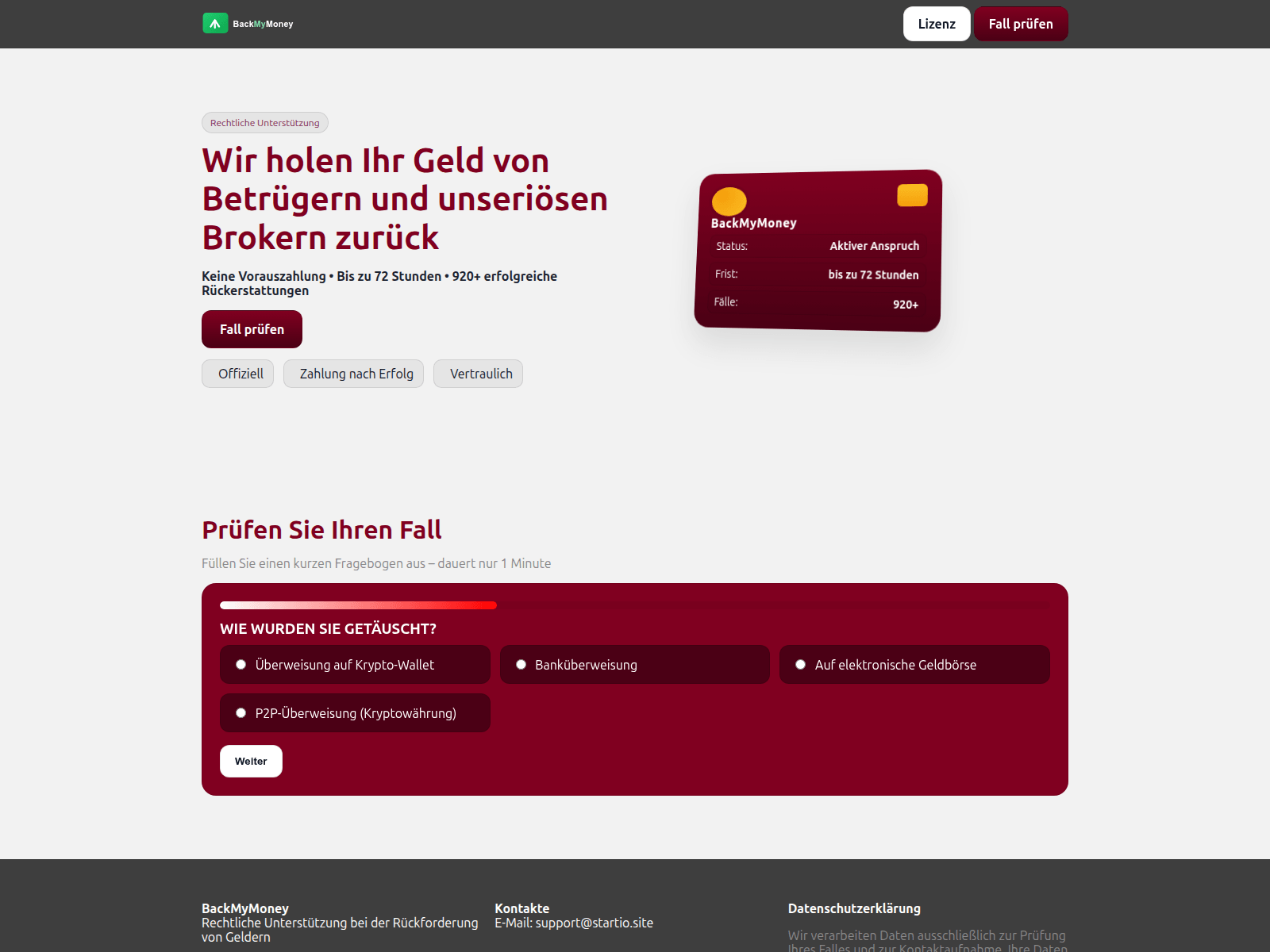 Screenshot of back-my-money-law.click